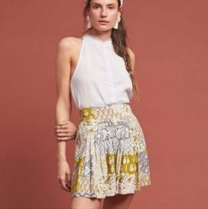 Anthropologie Maeve Patchwork Floral Print Wide Leg Flowy Short Small